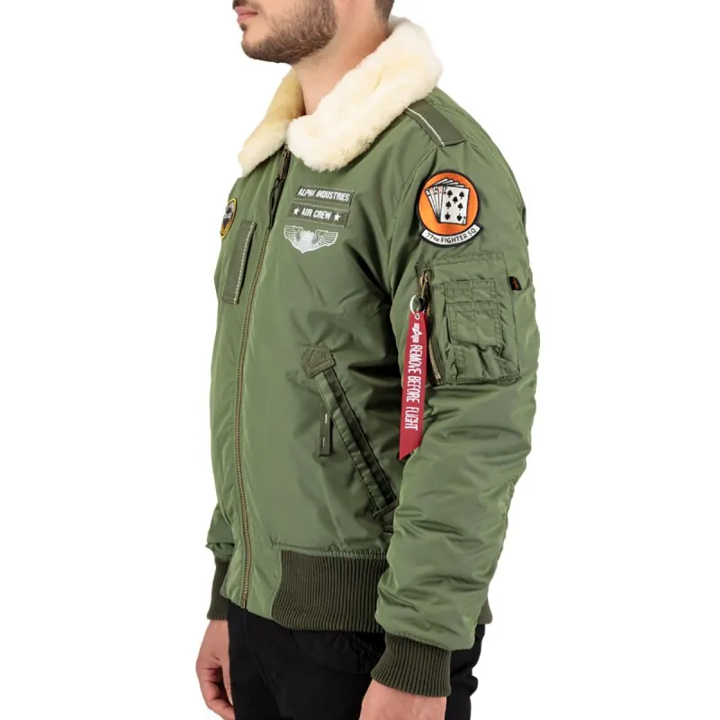 Alpha Industries Herren Bomberjacke Injector III Air Force sage-green