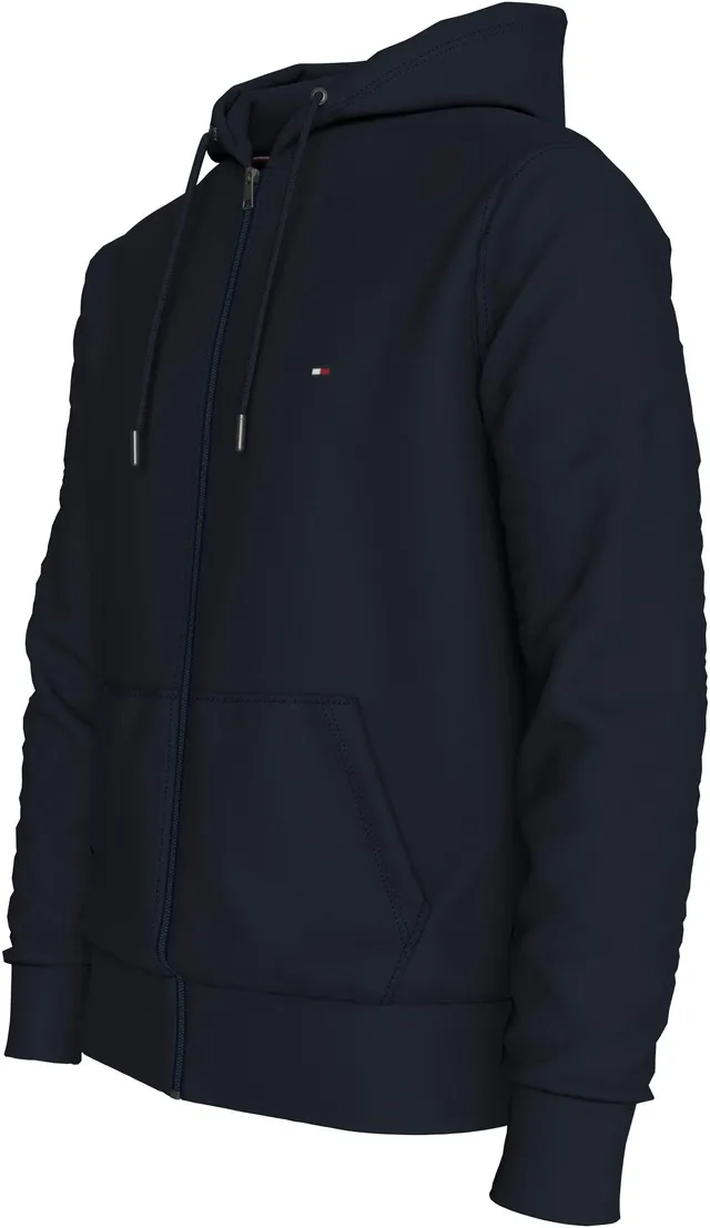 Tommy Hilfiger Big & Tall Sweatjacke »BT-IM NA FLAG LOGO ZP THRU HDY-B«, Grosse Grössen mit Logostickerei online kaufen | Je
